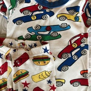 Hanna Andersson pjs boys size 5 mismatch short set